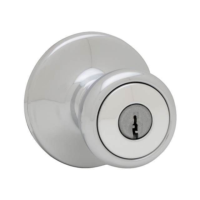 Kwikset Tylo Knob Entry Door Lock with 6AL Latch and RCS Strike Kwikset