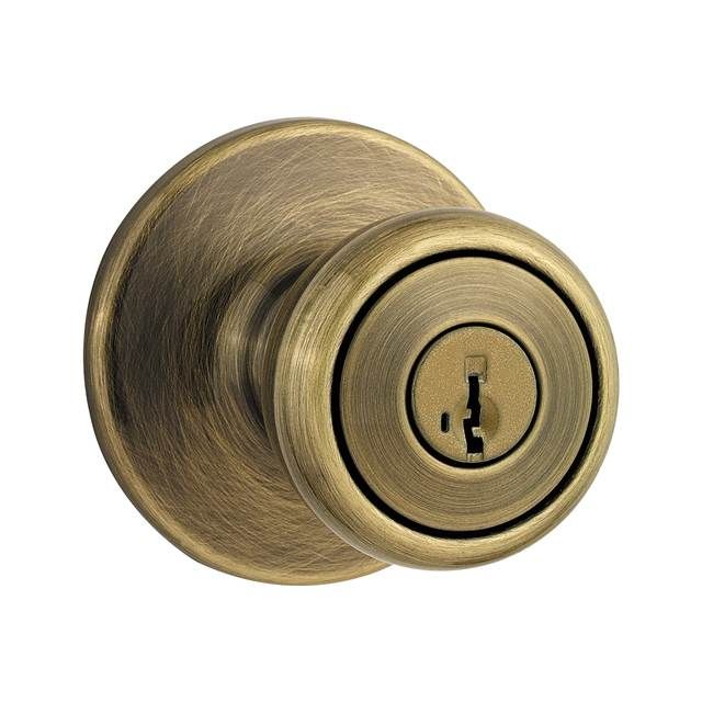 Kwikset Tylo Knob Entry Door Lock with 6AL Latch and RCS Strike Kwikset
