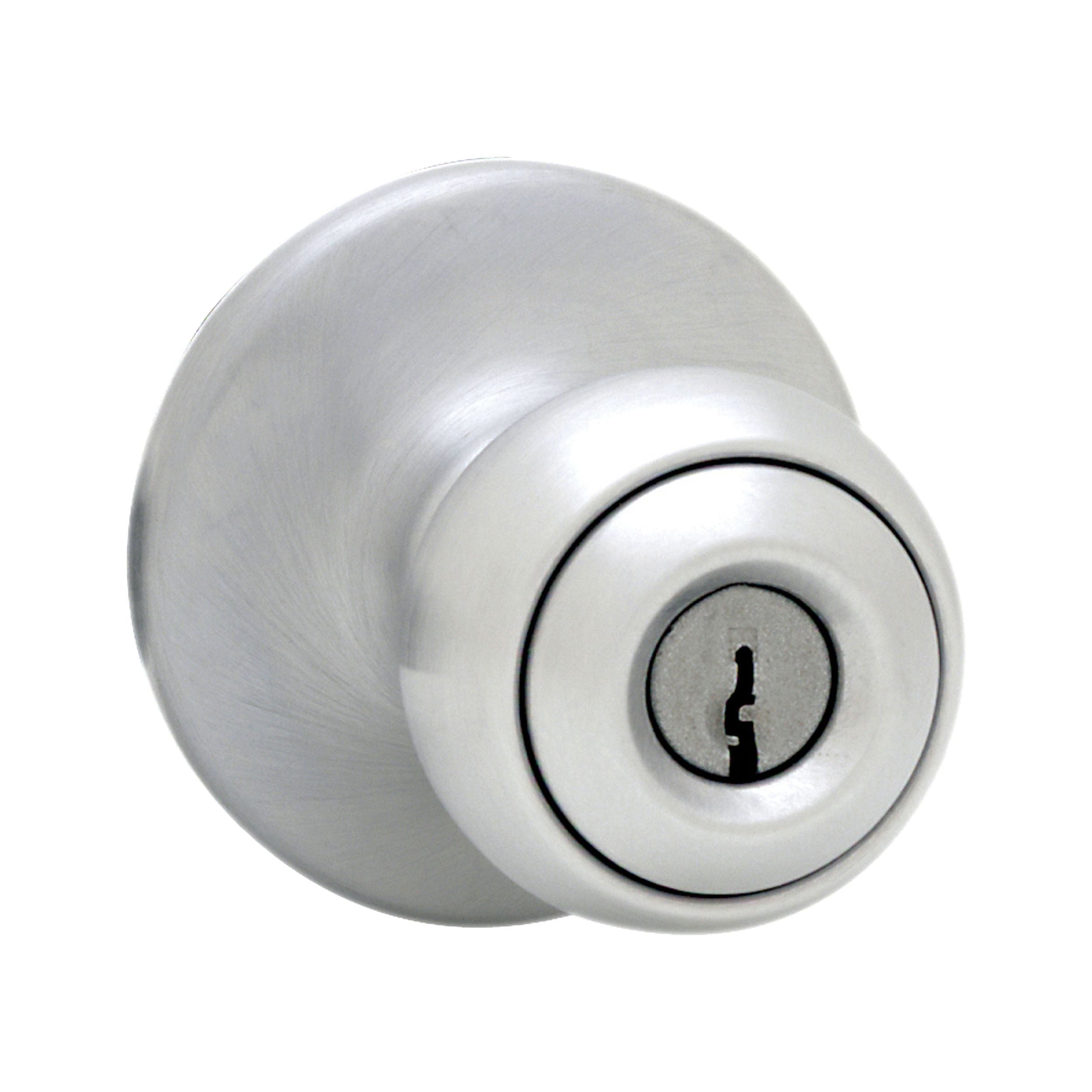 Kwikset Polo Knob Vestibule Lock with 6AL Latch and RCS Strike Kwikset
