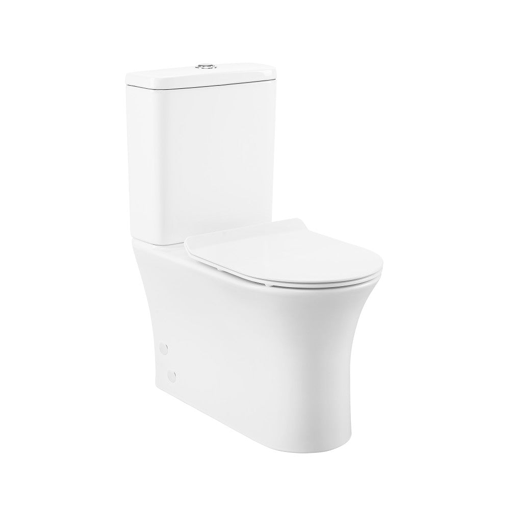 Swiss Madison Calice Two-Piece Elongated Rear Outlet Toilet Dual-Flush 1.1/1.6 gpf Swiss Madison