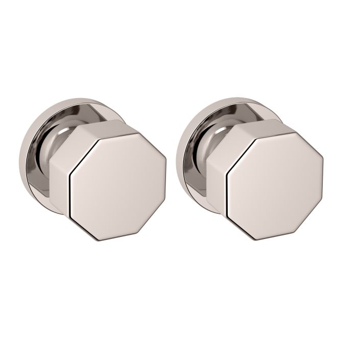 Baldwin 5073 Preconfigured 5073 Knob with 5046 Rose Passage Lock with 2-3/8" Backset and Full Lip Strike Baldwin Estate