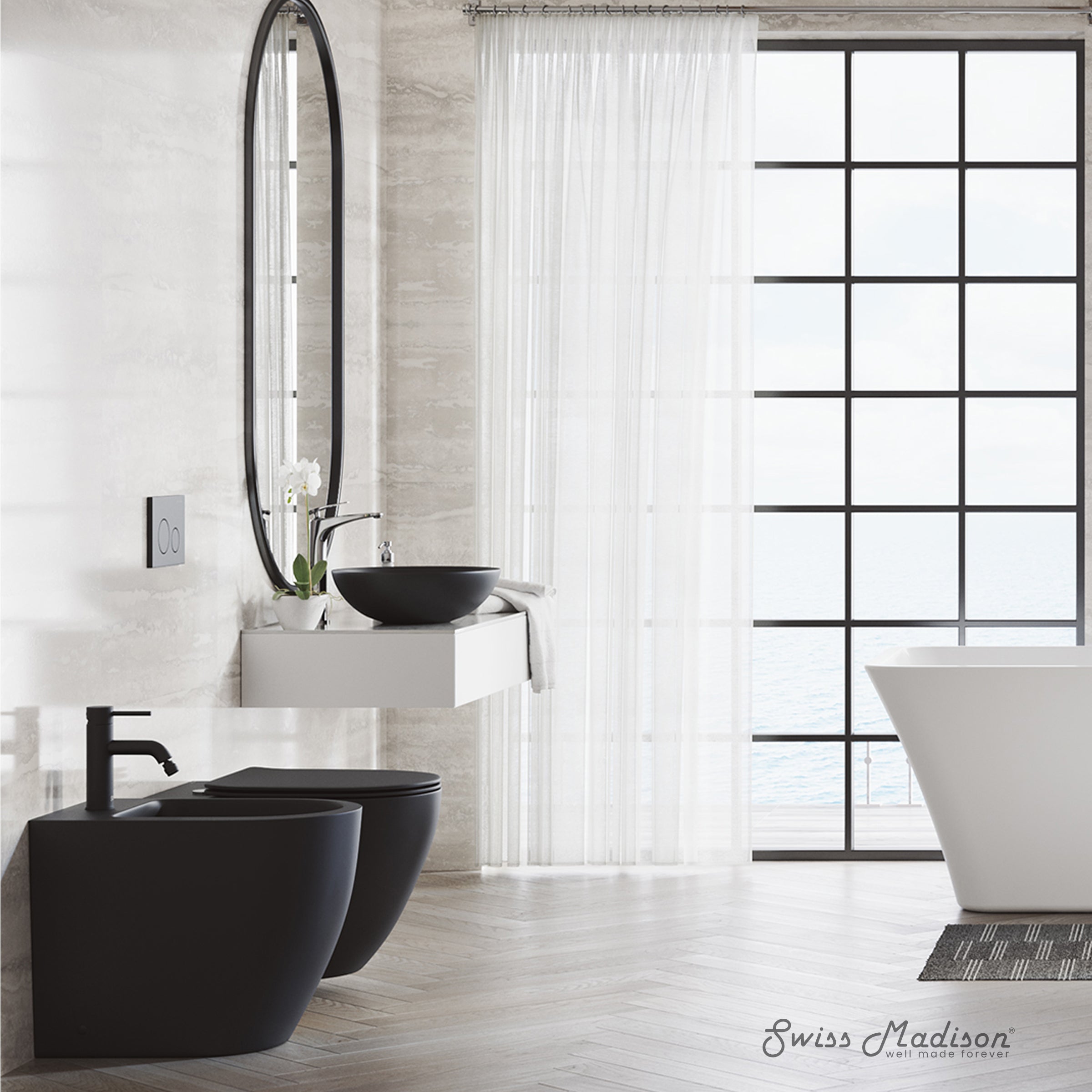 Swiss Madison St. Tropez Floor Mount Classic Bidet