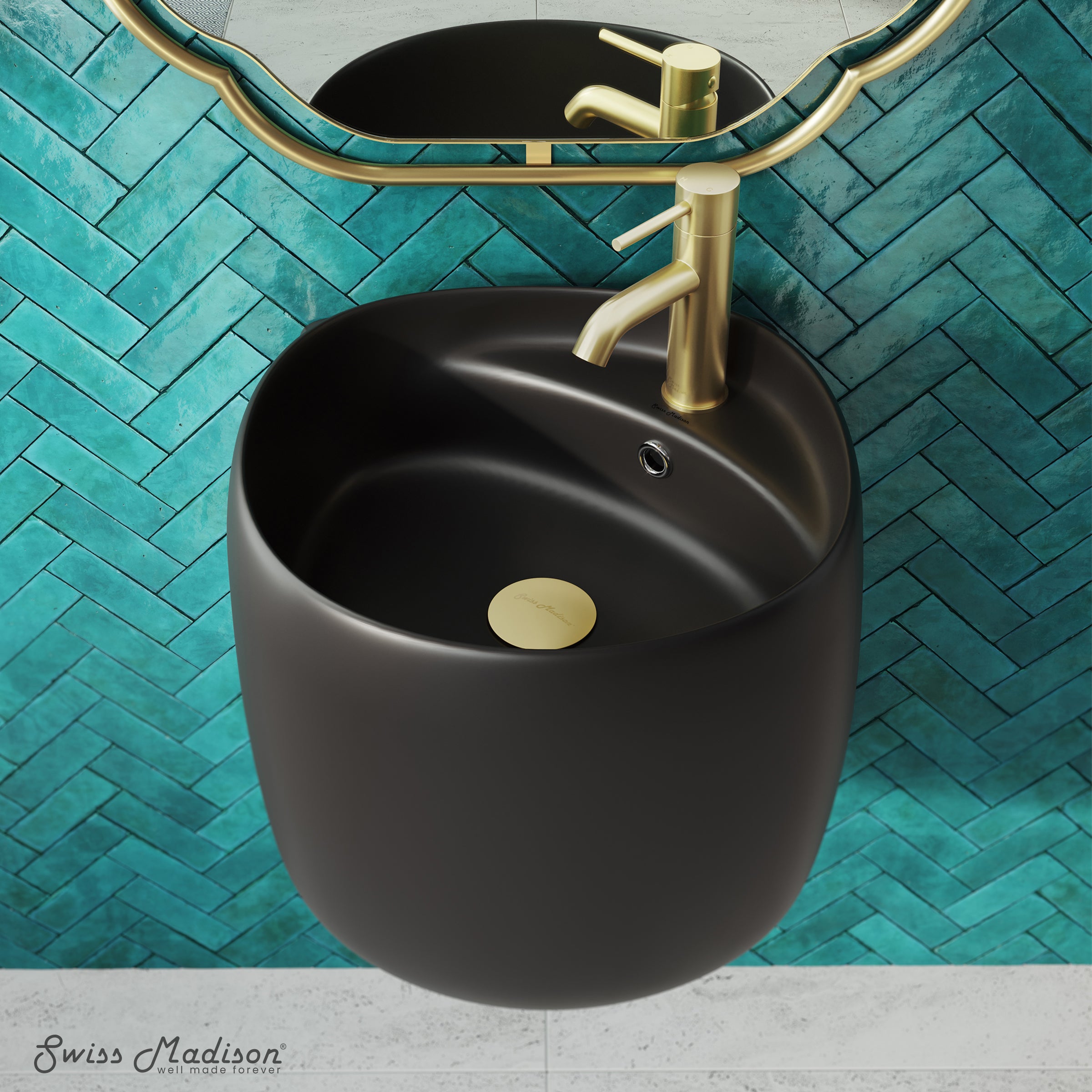 Swiss Madison Ivy Wall-Mount Sink