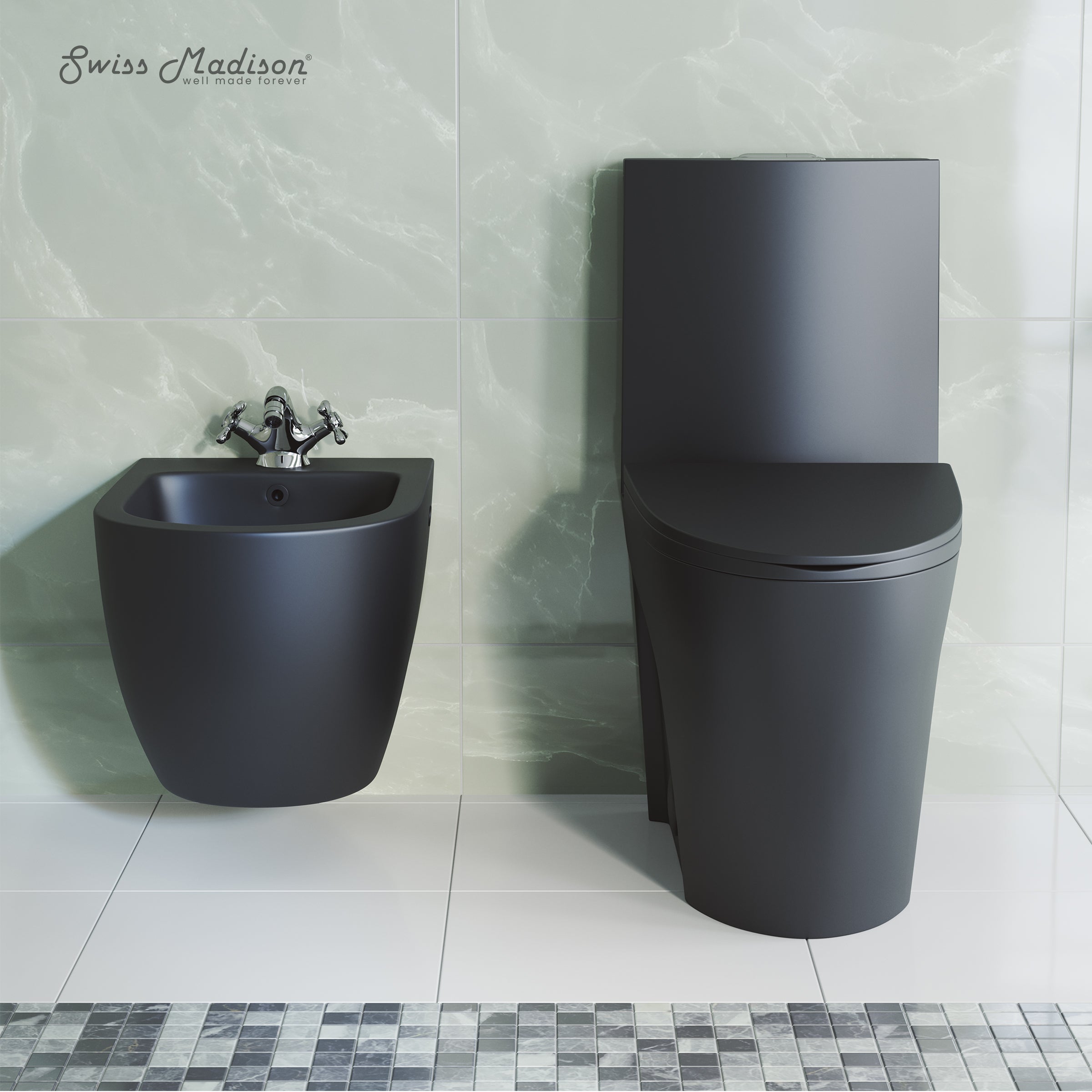 Swiss Madison St. Tropez Wall Hung Bidet