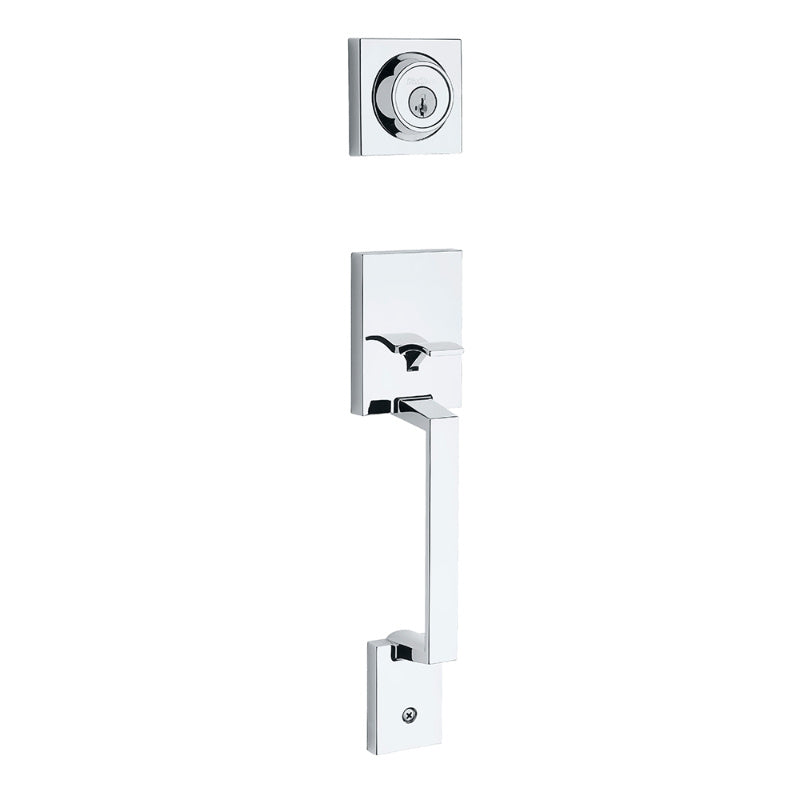 Kwikset Amador Single Cylinder Exterior Handleset with Smart Key with RCAL Latch and RCS Strike Kwikset