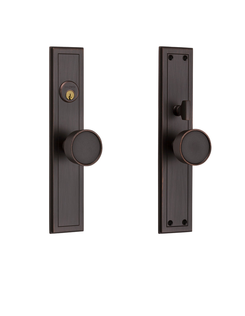 Baldwin Hollywood Hills Knob by Knob Single Cylinder Entry Mortise Lock Trim Baldwin Estate