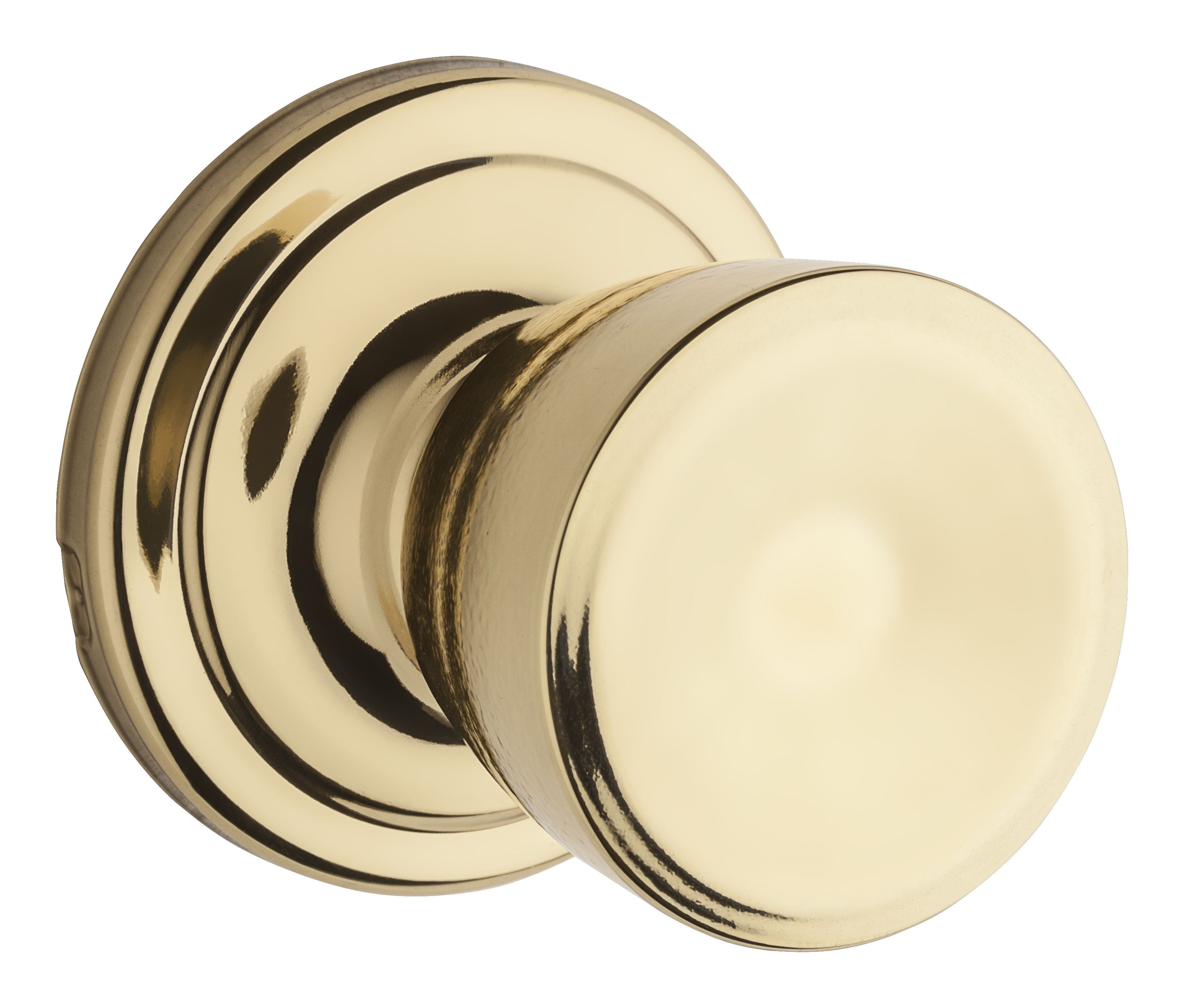 Kwikset Abbey Knob Passage Door Lock with New Chassis with 6AL Latch and RCS Strike Kwikset