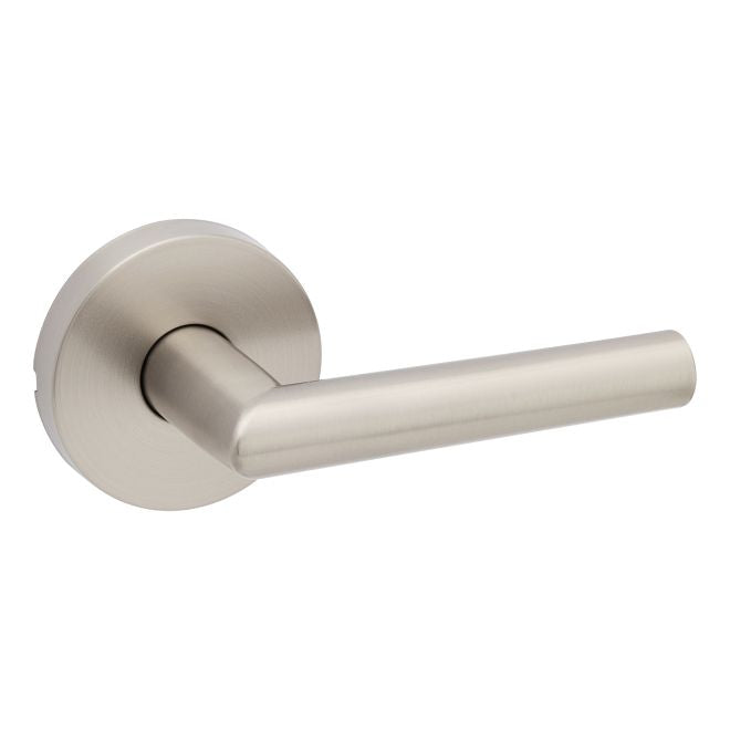 Kwikset Milan Lever with Round Rose Passage Door Lock with 6AL Latch and RCS Strike Kwikset