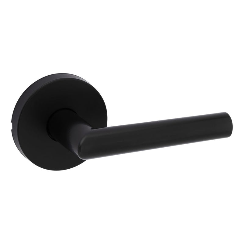 Kwikset Milan Lever with Round Rose Passage Door Lock with 6AL Latch and RCS Strike Kwikset