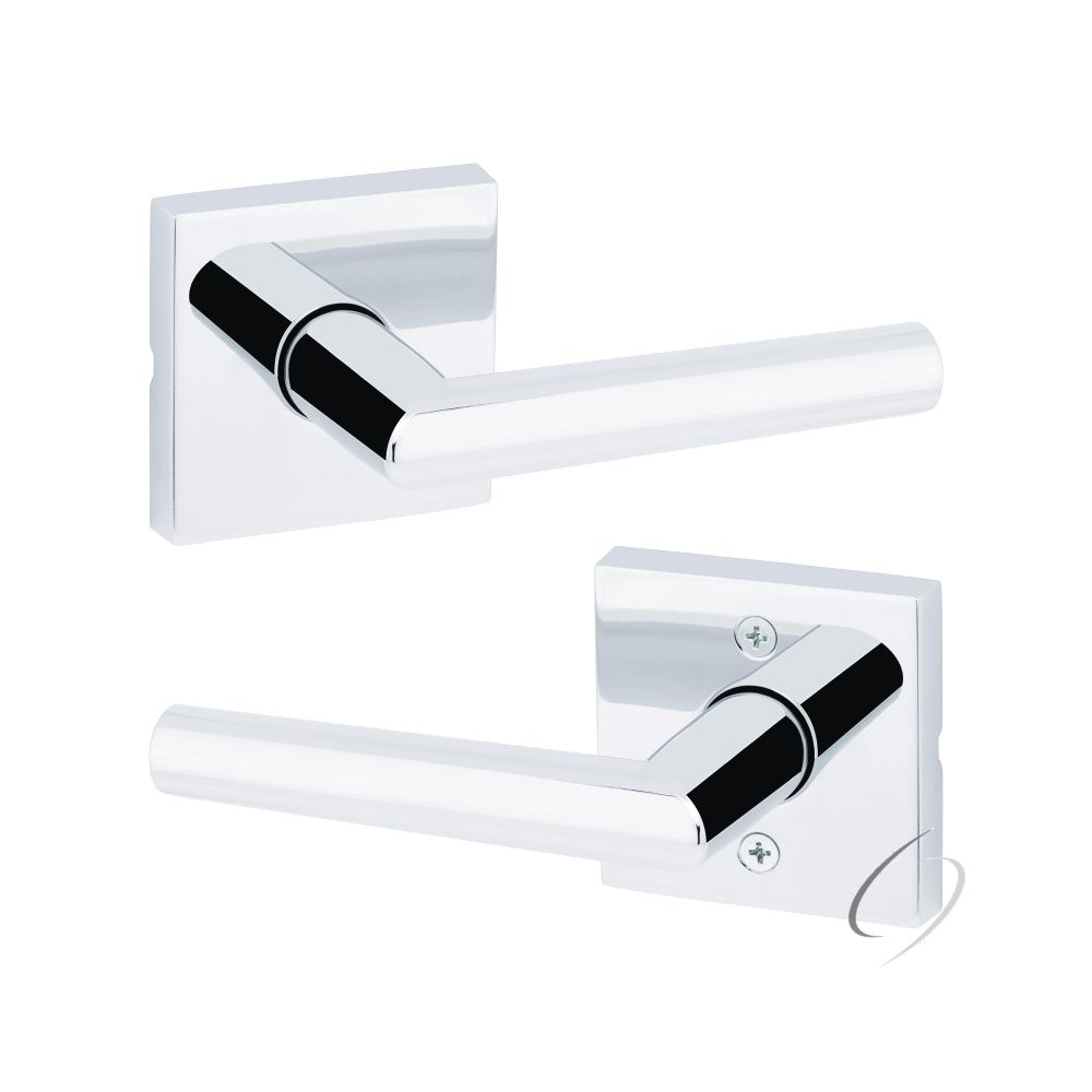 Kwikset Milan Lever with Square Rose Passage Door Lock with 6AL Latch and RCS Strike Kwikset