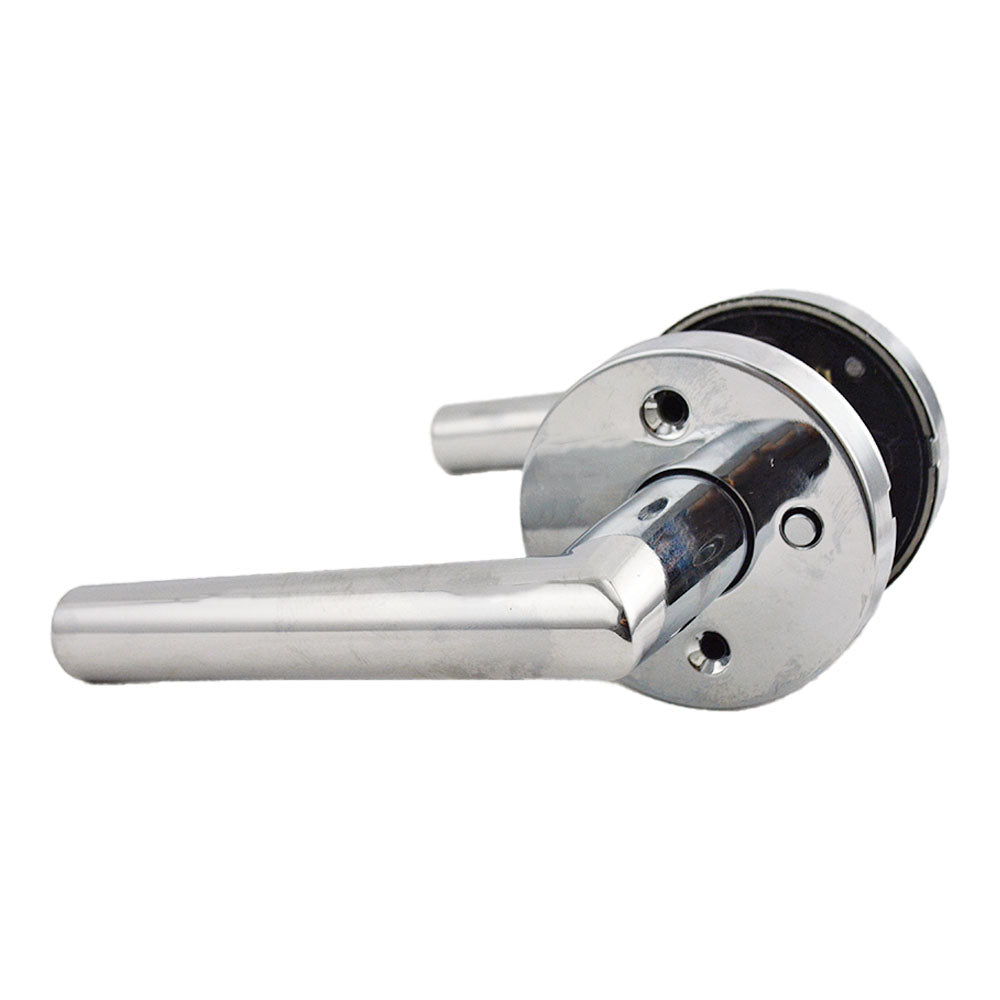 Kwikset Milan Lever with Round Rose Privacy Door Lock with 6AL Latch and RCS Strike Kwikset