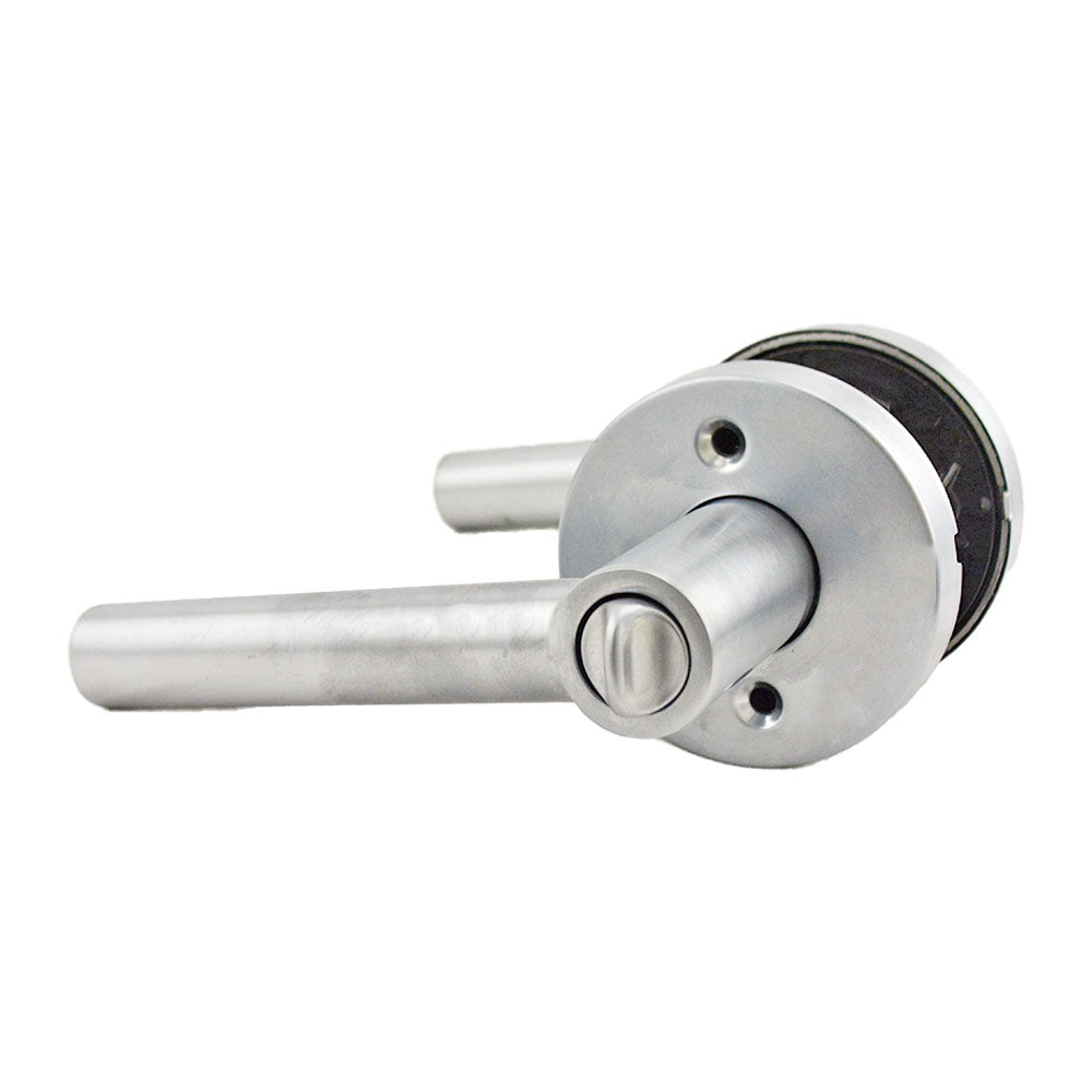 Kwikset Milan Lever with Round Rose Entry Door Lock SmartKey with 6AL Latch and RCS Strike Kwikset