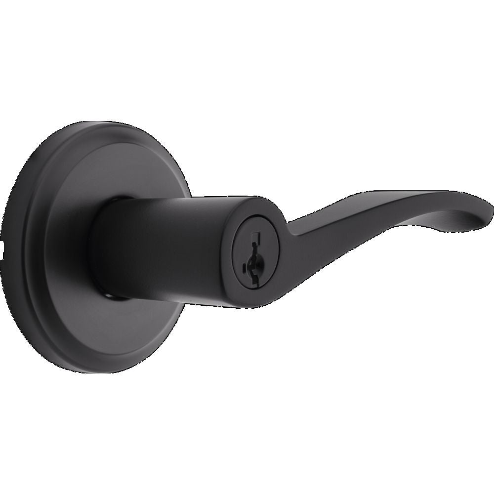 Kwikset Sedona Lever Entry Door Lock SmartKey with 6AL Latch and RCS Strike Kwikset