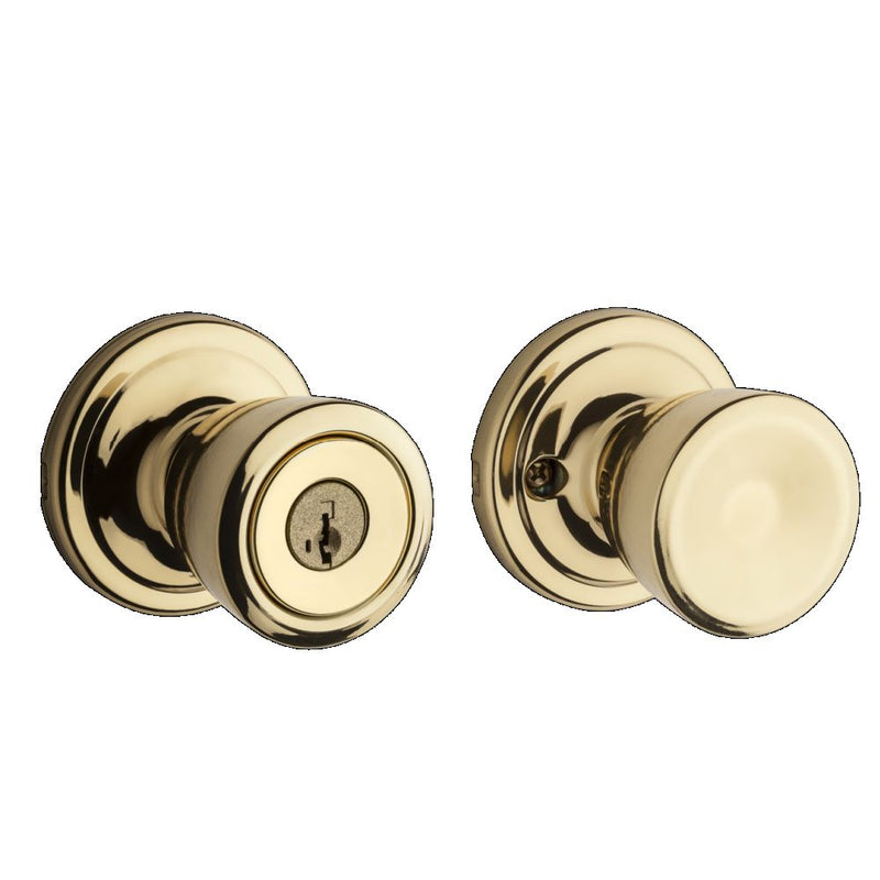 Kwikset Abbey Knob Vestibule Door Lock SmartKey with 6AL Latch and RCS Strike