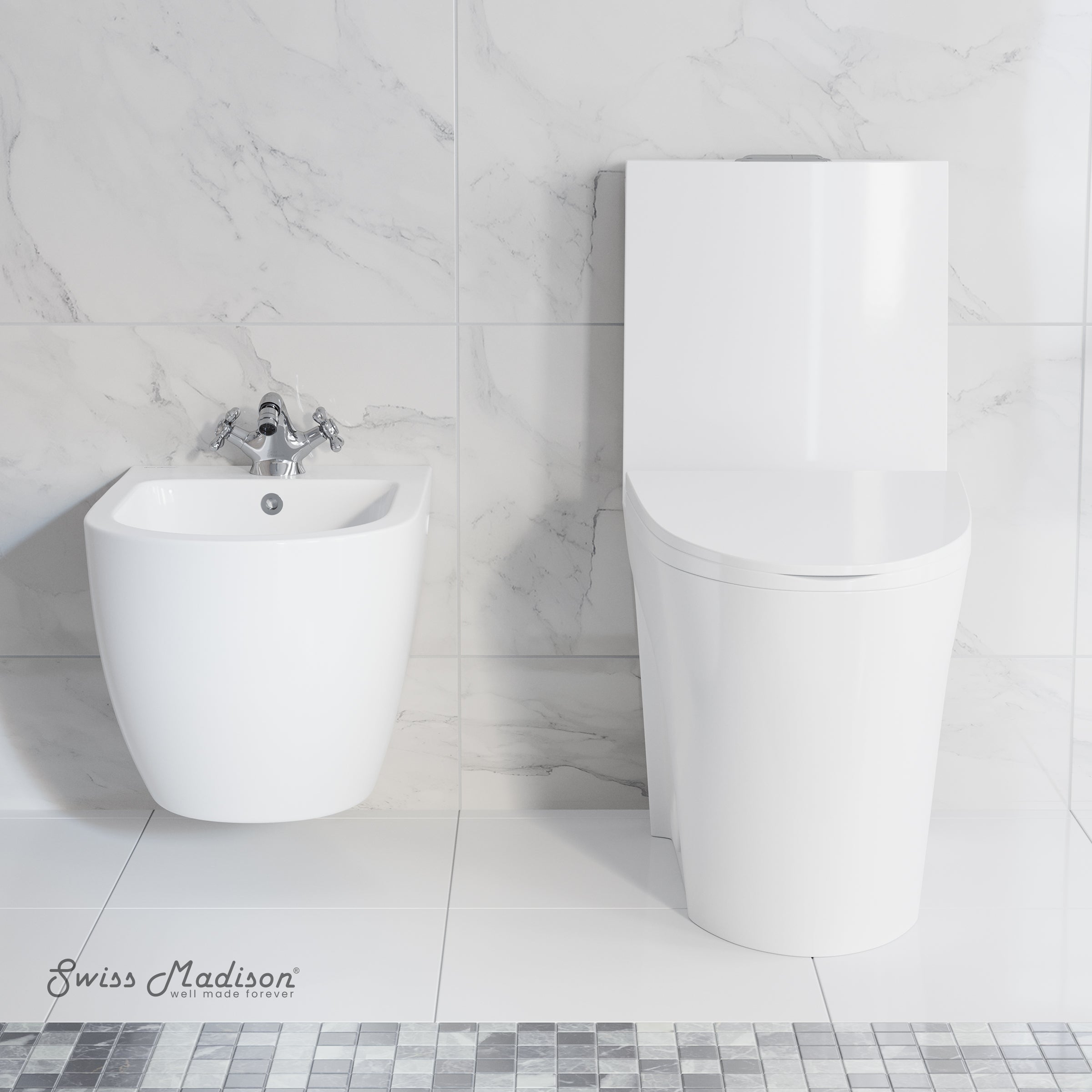 Swiss Madison St. Tropez Wall Hung Bidet