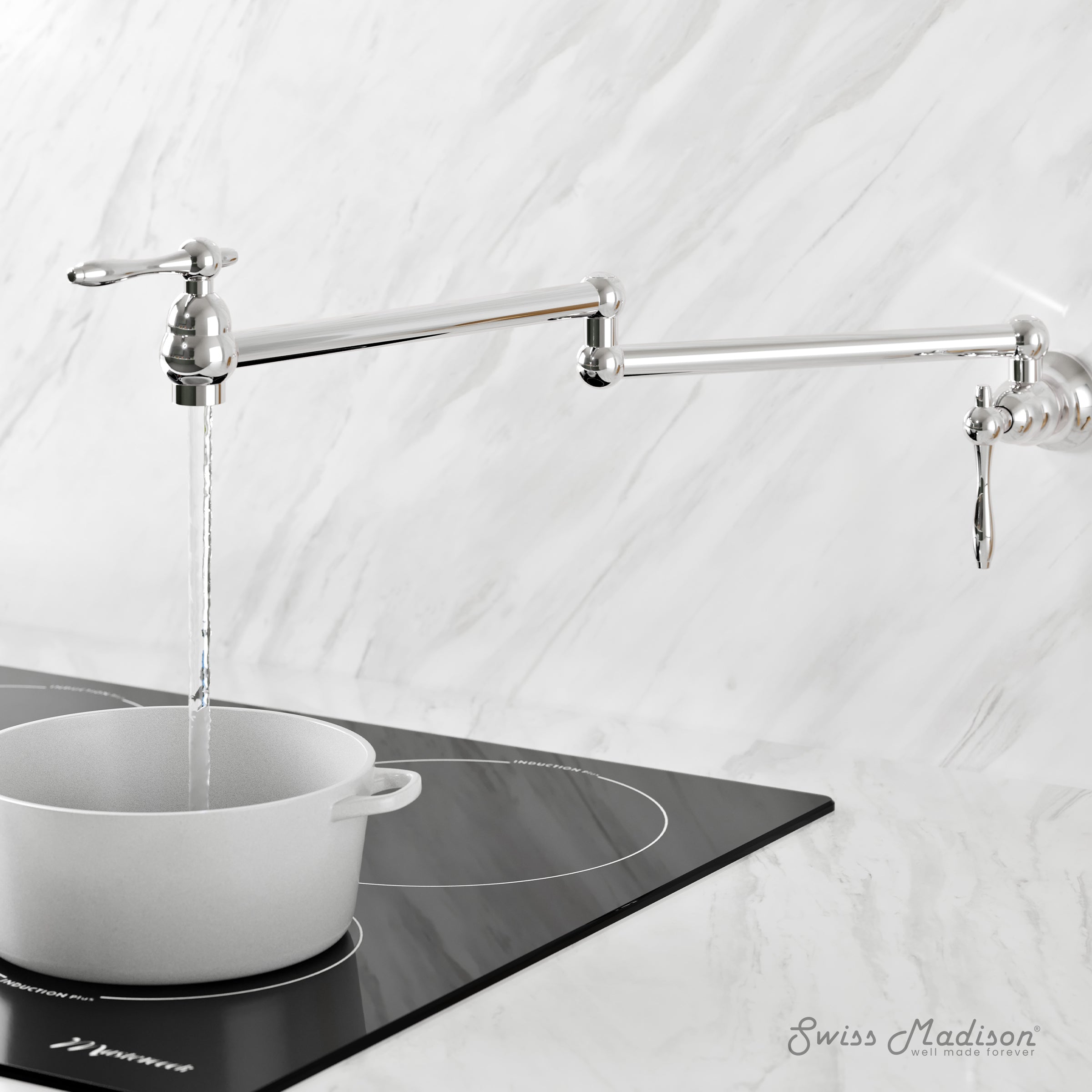 Swiss Madison Plaisir Retractable Pot Filler Faucet