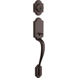 Kwikset Arlington Single Cylinder Exterior Handleset SmartKey with 6AL Latch and STRKP Strike Pack which includes Square Corner; Round Corner and 5303 Round Corner Full Lip Strikes Kwikset