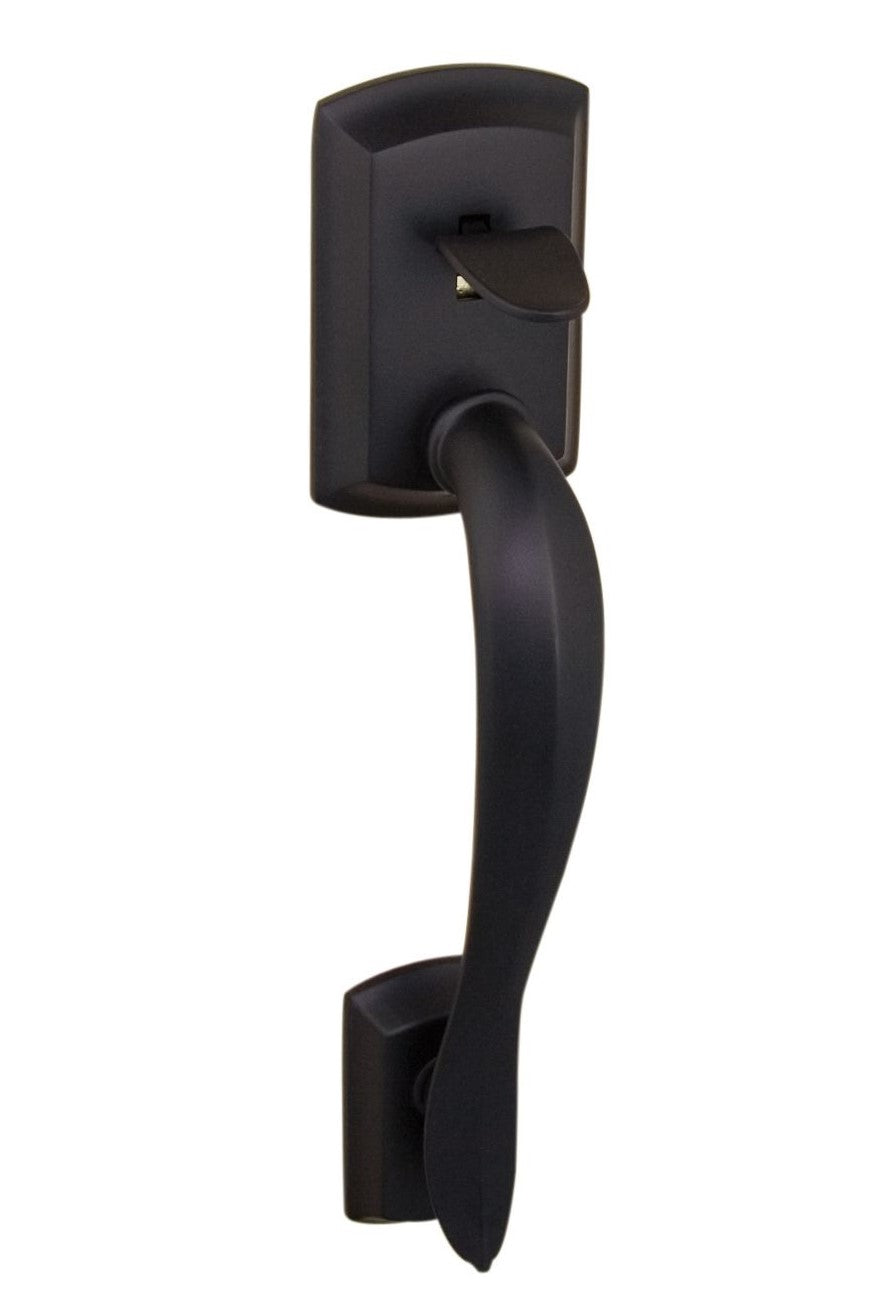 Kwikset Avalon Handle Only; No Deadbolt with RCAL Latch and RCS Strike Kwikset