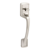Kwikset Prague Handle Only; No Deadbolt with RCAL Latch and RCS Strike Kwikset