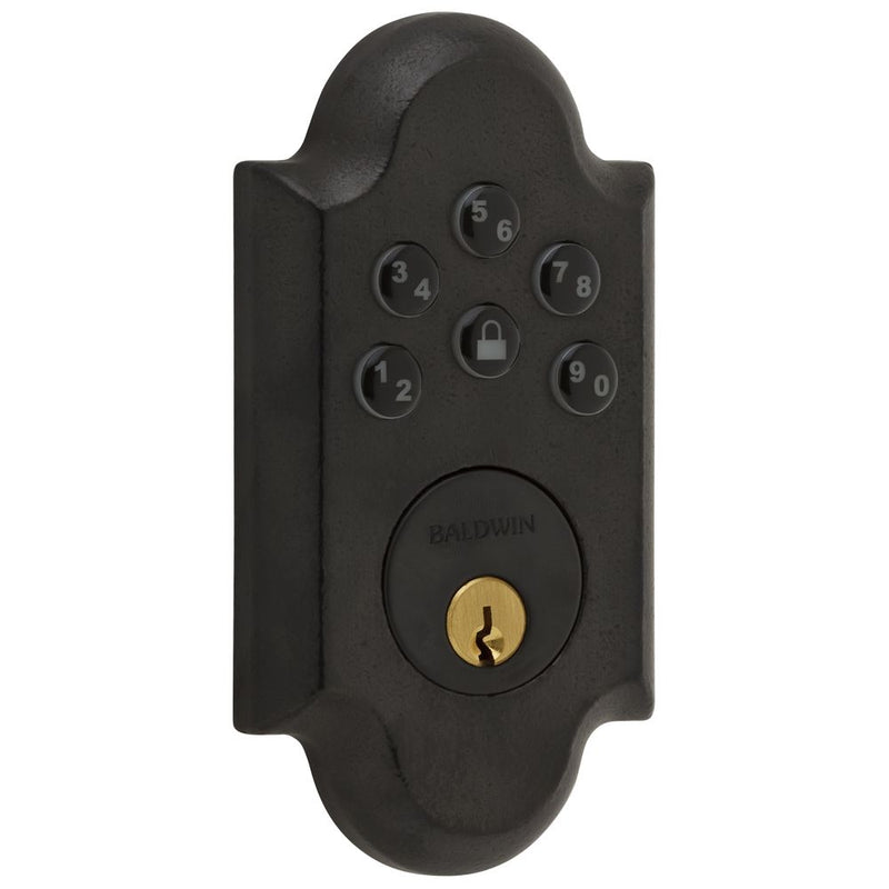 Baldwin Boulder Arched Keypad Entry Deadbolt - Batteries Not Included Baldwin Estate
