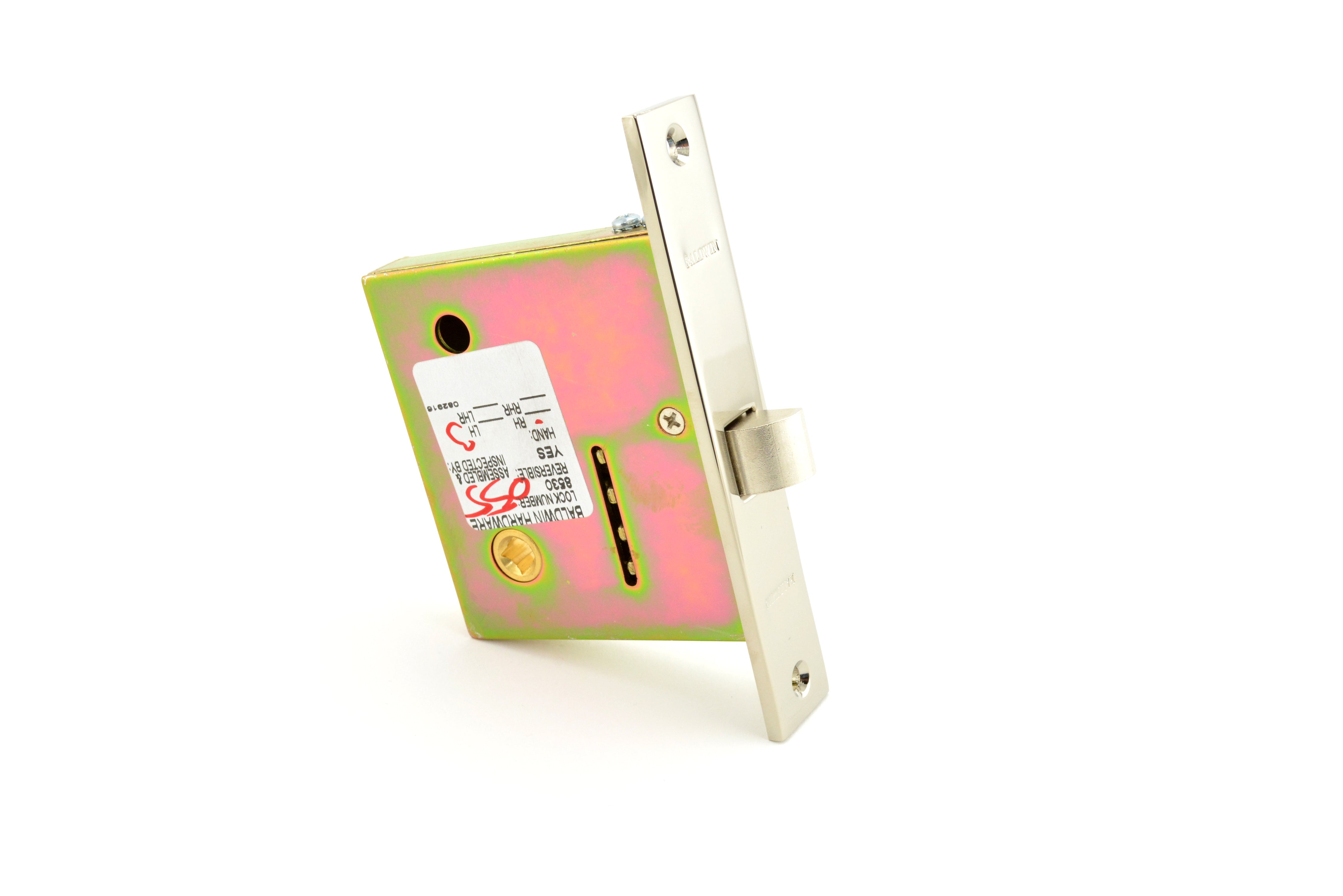 Baldwin8530 Left Hand Interior Passage Knob x Knob 2-1/2" Backset Mortise Lock Body Baldwin Estate