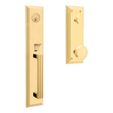 Baldwin Tremont Full Escutcheon Emergency Egress Single Cylinder Tubular Handleset with 5069 Knob Baldwin Estate
