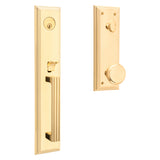 Baldwin Tremont Full Escutcheon Emergency Egress Single Cylinder Tubular Handleset with 5069 Knob Baldwin Estate