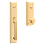 Baldwin Tremont Full Escutcheon Emergency Egress Single Cylinder Tubular Handleset with 5069 Knob Baldwin Estate