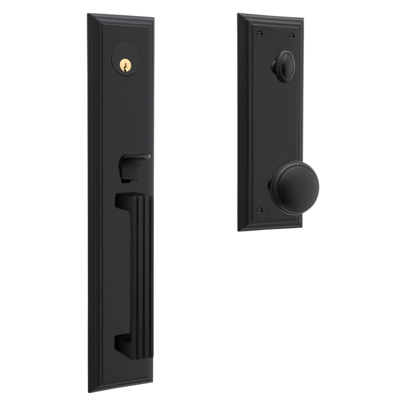 Baldwin Tremont Full Escutcheon Emergency Egress Single Cylinder Tubular Handleset with 5069 Knob Baldwin Estate