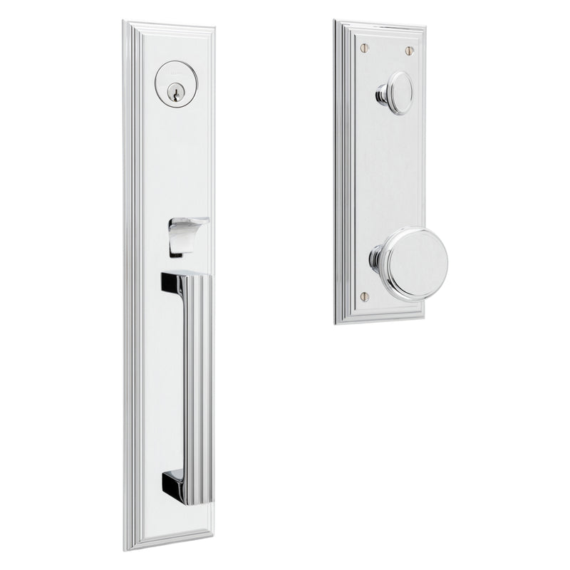 Baldwin Tremont Full Escutcheon Emergency Egress Single Cylinder Tubular Handleset with 5069 Knob Baldwin Estate