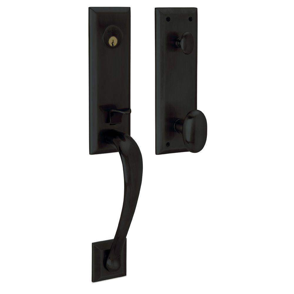 Baldwin85352190ENTR Cody 3/4 Emergency Egress Single Cylinder Tubular Handleset Baldwin Estate
