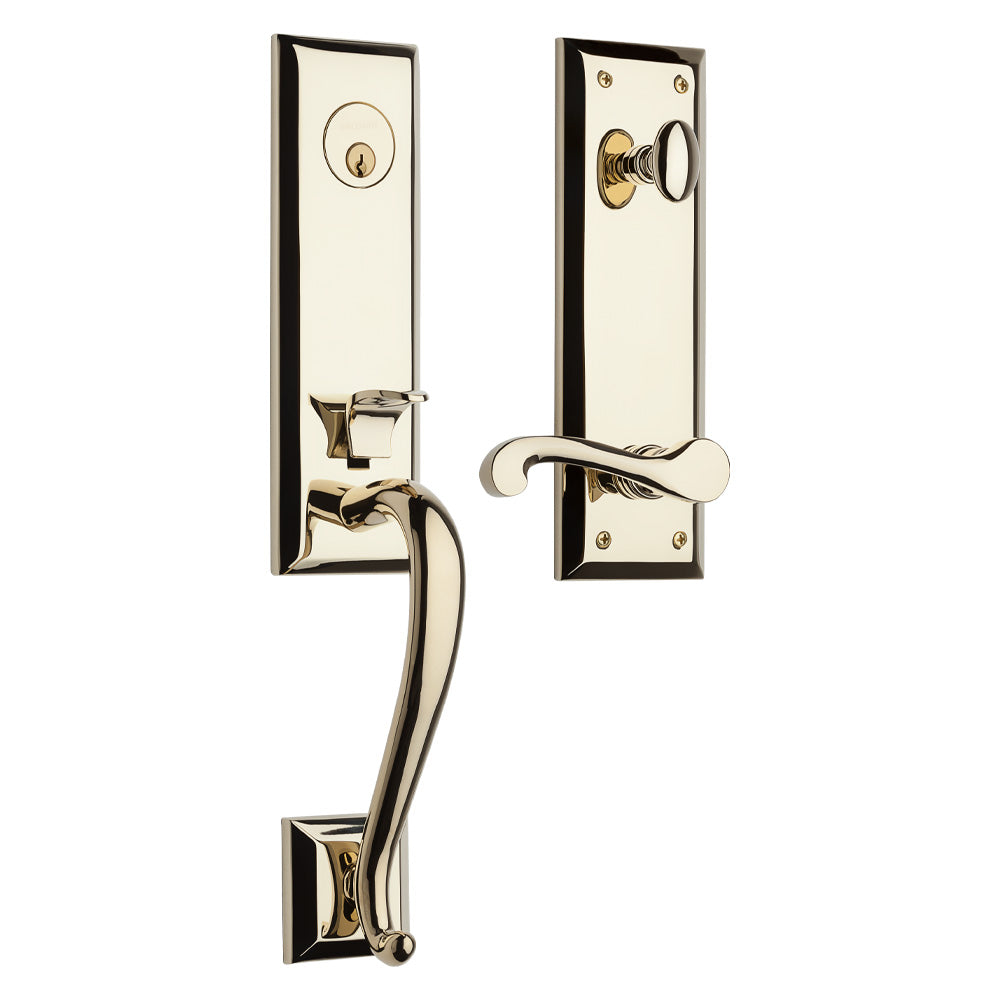 Baldwin Stonegate Emergency Egress Left Hand Single Cylinder Tubular Handleset Baldwin Estate