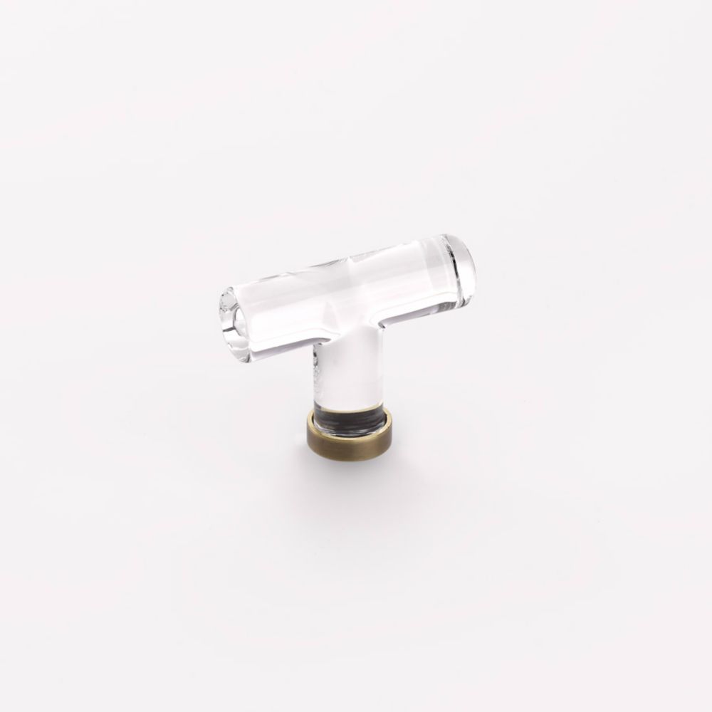 Emtek 2-1/8" Crystal Cabinet T-Knob