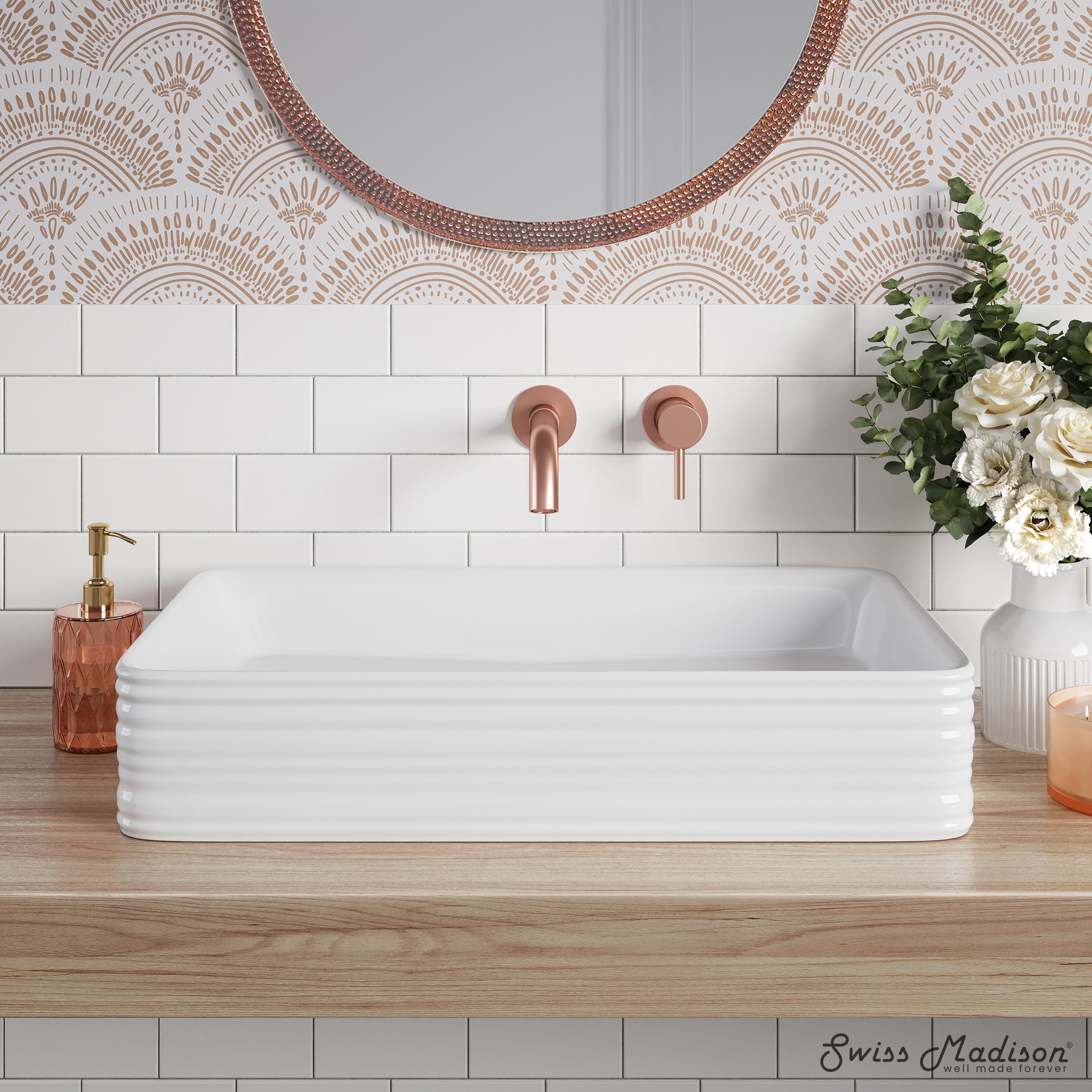 Swiss Madison Adour 25'' Vessel Sink