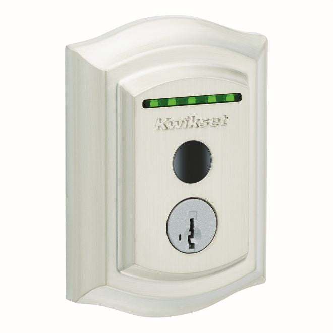 Kwikset Halo Touch Traditional Fingerprint Deadbolt with Built-in Wifi and SmartKey Backup Kwikset