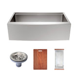 Swiss Madison Rivage 36 x 22 Single Basin Apron Kitchen Workstation Sink Swiss Madison