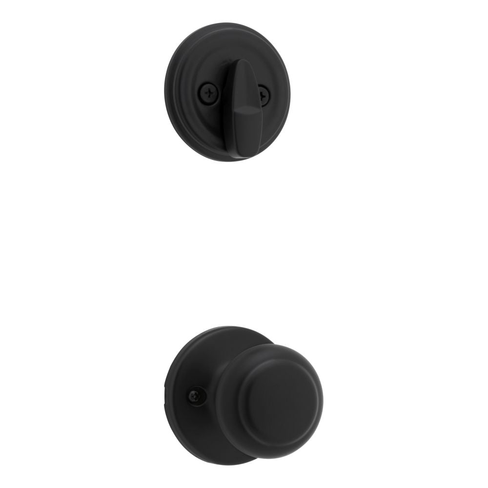 Kwikset Cove Knob Interior Single Cylinder Handleset Trim for Both 800 and 687 Series Handlesets Kwikset
