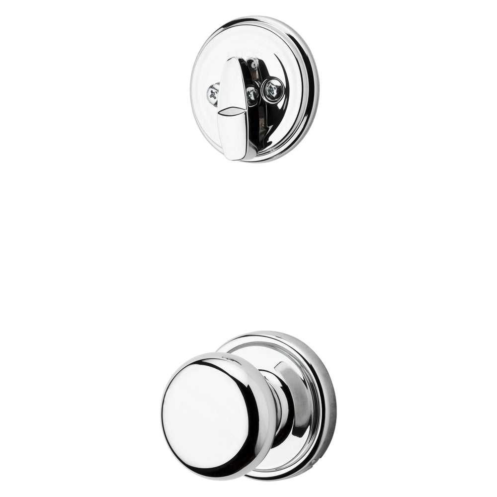 Kwikset Hancock Knob Interior Single Cylinder Handleset Trim for Both 800 and 687 Series Handlesets Kwikset