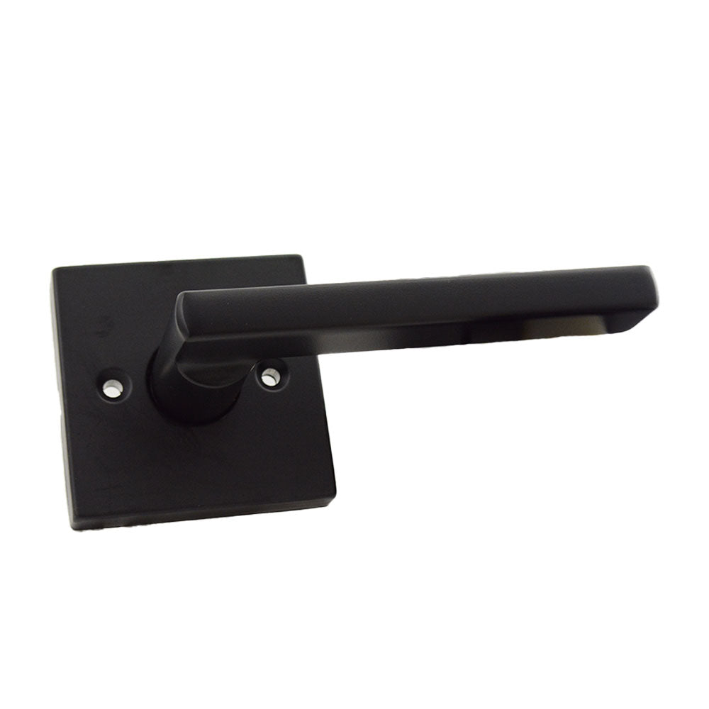 Kwikset Halifax Lever with Square Rose Interior Single Cylinder Handleset Trim for Both 800 and 687 Series Handlesets