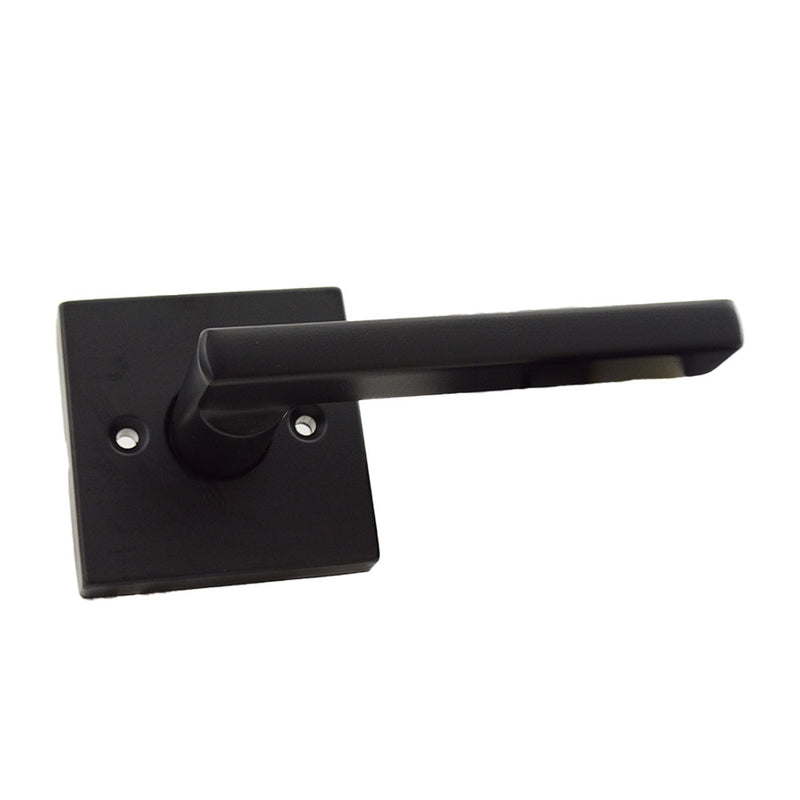 Kwikset Halifax Lever with Square Rose Interior Single Cylinder Handleset Trim for Both 800 and 687 Series Handlesets