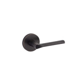 Kwikset Lisbon Lever with Round Rose Interior Single Cylinder Handleset Trim for Both 800 and 687 Series Handlesets Kwikset