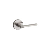 Kwikset Lisbon Lever with Round Rose Interior Single Cylinder Handleset Trim for Both 800 and 687 Series Handlesets Kwikset