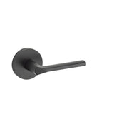 Kwikset Lisbon Lever with Round Rose Interior Single Cylinder Handleset Trim for Both 800 and 687 Series Handlesets Kwikset