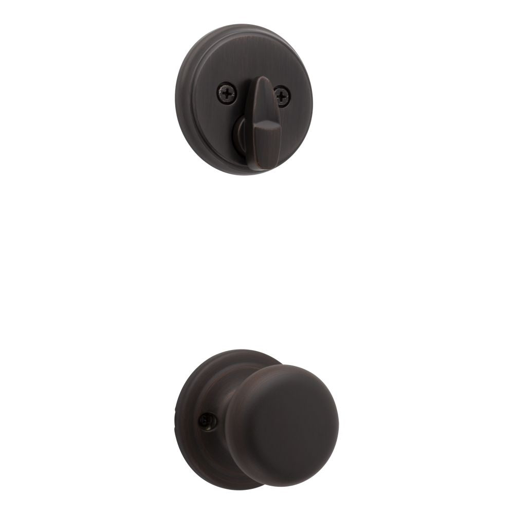 Kwikset Hancock Knob Single Cylinder Interior Trim