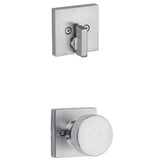 Kwikset Pismo Knob Trim with Square Rose Single Cylinder Interior Kwikset