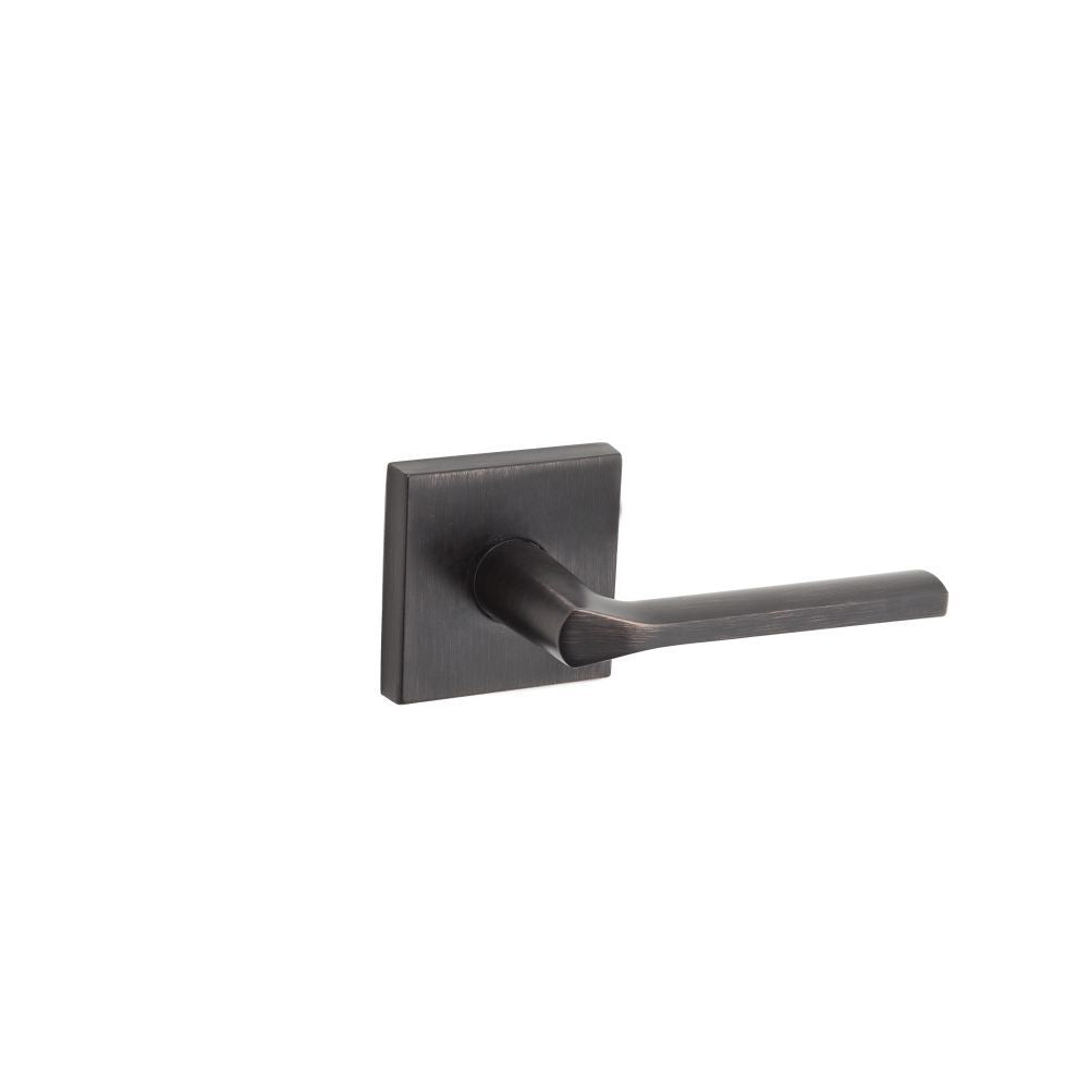 Kwikset Lisbon Lever Dummy Interior Trim with Square Rose Kwikset