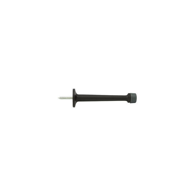 Deltana 4" Baseboard Door Bumper; Solid Brass; Deltana
