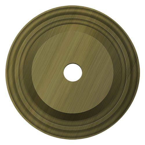 Deltana Base Plate for Knobs; 1-1/2" Diameter; Deltana