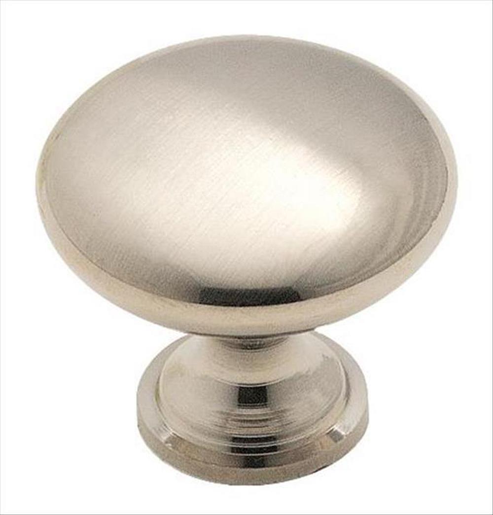 Amerock Everyday Heritage 1-3/16 in (30 mm) Diameter Brushed Chrome Cabinet Knob Everyday Basics