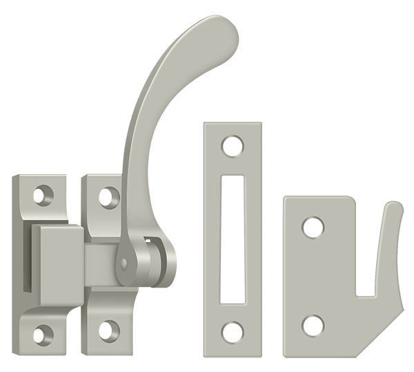 Deltana Window Lock; Casement Fastener; Reversible; 4-1/2"; Deltana
